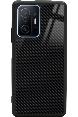 Xiaomi Mi 11t Pro Carbon Tasarımlı Glossy Telefon Kılıfı Çok Renkli
