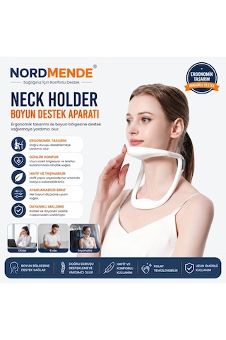 Neck Holder Boyun Destek Atı Ergonomik &amp Medikal Kullanım