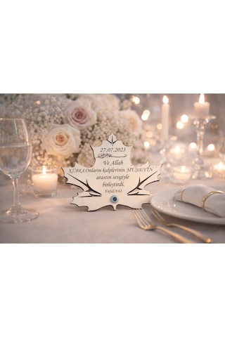 Magnet Kişiye Özel Nikah Düğün Nişan Söz Kına İçin 25 Adettir No 7