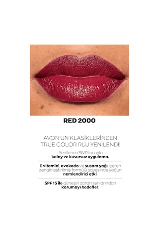 Avon Ultra Kremsi Ruj Blush Nude + Cappuccino + Red 2000