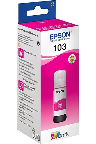 Epson 103  4 Renk Mürekkep Seti Siyah, Mavi, Kırmızı, Sarı - L3110 L3150 L3250 L3251 L1110 Yazıcı Uyumlu