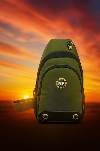 Newish Polo Body Bag Çapraz Göğüs Ve Sırt Çantası-yeşi Qatro 2260 Yeşil