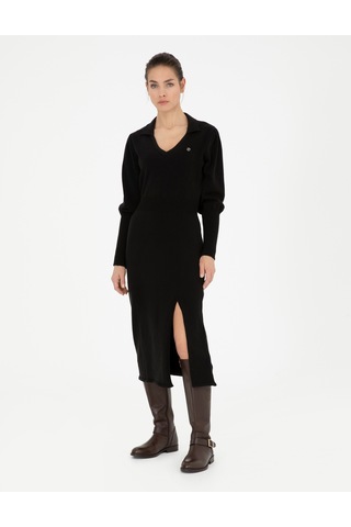 Pierre Cardin Kadın Siyah Elbise Triko 50280227-vr046 Siyah
