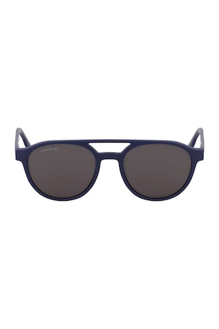 Lacoste L 6008s 424 53 Erkek Oval Lacivert Kemik Güneş Gözlüğü Mavi