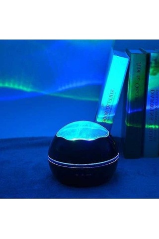 Opulentliving Yaju Çocuk Gece Lambası Projektörü Yıldızlı Gökyüzü Okyanus Balığ Çok Renkli Çok Renkli