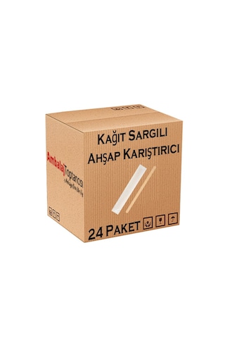 Kağıt Sargılı Ahşap Karıştırıcı 11 Cm - 6000'li
