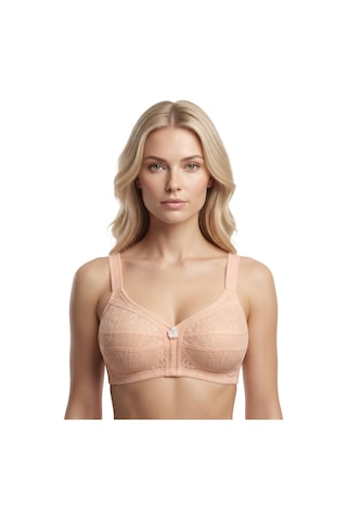 Cottonill Bra -rosina Ten Büyük Beden Dantelli Balensiz Minimizer Ayarlanabilir Askılı Kadın Sütyen