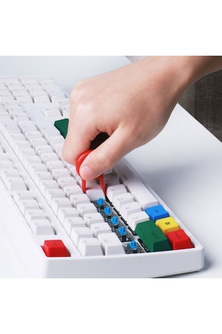 BUFFER® Çok Amaçlı Kırmızı Bilgisayar Laptop Temizleme Fırçası