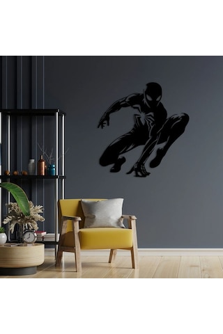 Spider-man Şehrin Muhafızı Metal Duvar Dekoru