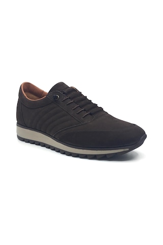 Lisans Sohes Lisans Shoes %100 Hakiki Nubuk Deri Ortopedik Erkek Günlük Yazlık Akıllı Bağcıklı Ayakkabı 39-45 Kahverengi