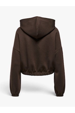 Only Onlscarlett L/s Zıp-hood Swt Kadın Kahverengi - 15346449