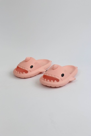 Wagoon Wg500 Köpekbalığı Pembe Unisex Tam Ortopedik Terlik Shark Slides Pembe