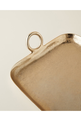 English Home Galya Alüminyum Dekoratif Tepsi 38x5 Cm Gold
