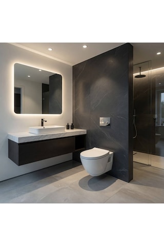 Ece Banyo - Ronda Design Beyaz Asma Klozet, Soft Kapak Dahil Outlet - 7623-5311-00- Diğer
