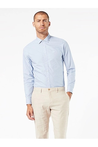 Dockers Refıned Poplın Eoe Delft Erkek Yeşil T-shirt - 28836
