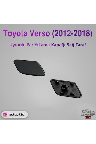 Toyota Verso 2012-2018 Uyumlu Sağ Far Yıkama Kapağı