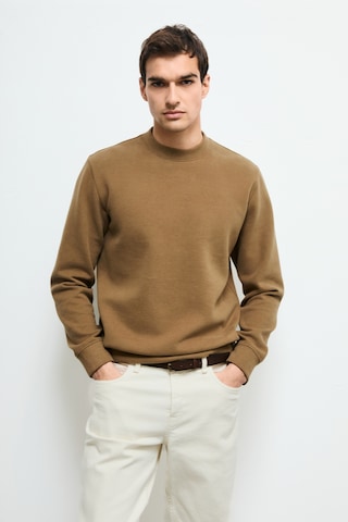 Lufian Logan Erkek Sweatshirt Deve Tüyü Deve Tüyü 112030194100440 Kahverengi