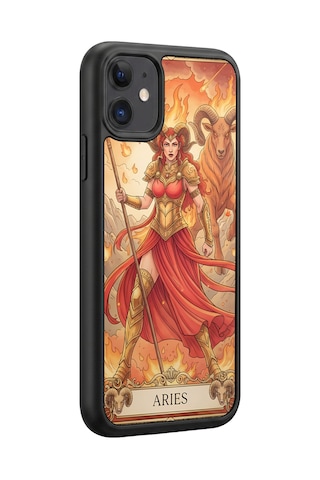 İphone 11 Uyumlu Horoskop Desenli Kamera Korumalı Darbelere Dayanıklı Kılıf 654-horoskop-iphone11