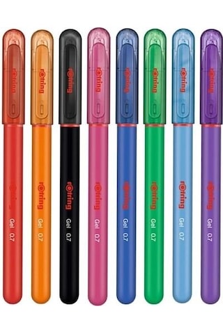 Rotring Jel Roller Kalem Seti 0.7 Mm 8 Renk Karışık