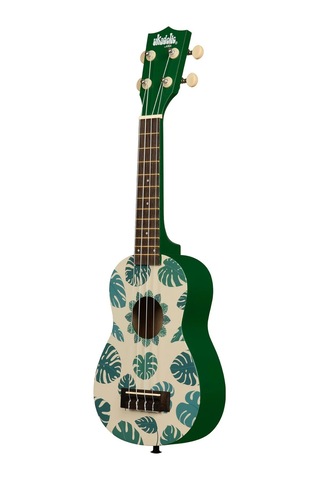 Kala Ukadelic Soprano Ukulele Monstera