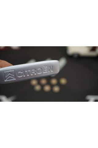 Citroen Logo Krom Metal Paspas Vidalı Logo 4 Lü Set