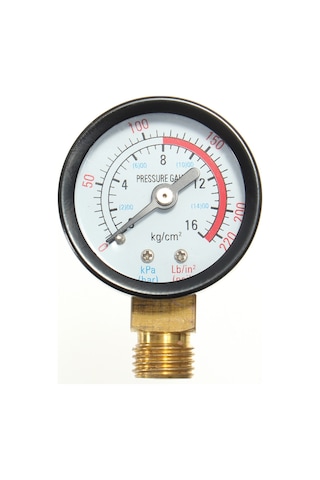 Dn15 1/2 Pirinç Su Basıncı Düşürücü Bakım Vanaları Regülatör Ayarlanabilir Tahliye Vanaları Manometre İle 85 63mm