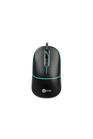Lecoo MS110 USB Kablolu RGB 2400DPI 4 Tuşlu Sessiz Click Optik Mouse