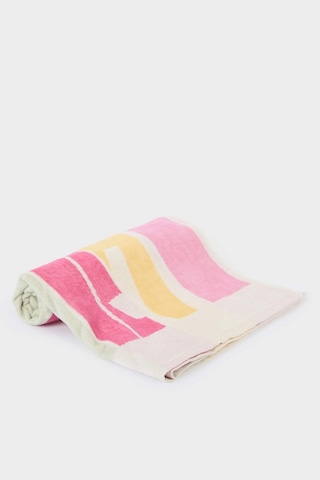 Defacto Kadın Desenli Pamuklu Plaj Havlusu C1152ax25smkr1 Çok Renkli