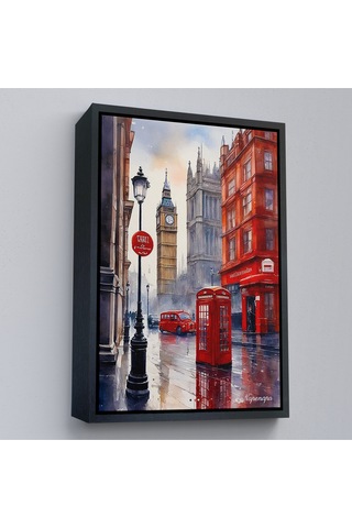 Çerçeveli İngiltere Londra Şehir Manzarası-7841