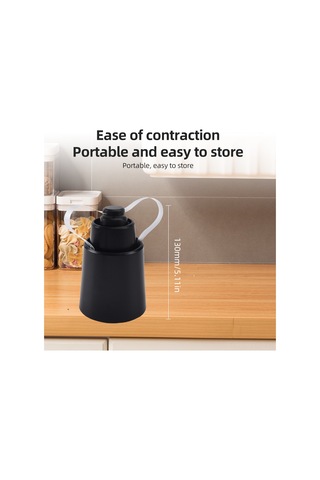 Leezsing Taşınabilir Masaüstü Sinek Kovucu Fan, Esnek Yansıtıcı Kanatlı, Ayarlanabilir Yükseklik, Siyah, 2'li Paket, Pil Hariç