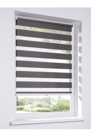 Kidmex Antrasit Bambu Zebra Stor Güneşlik Perde