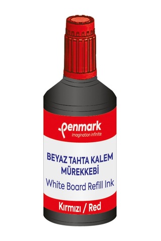 Penmark Beyaz Tahta Kalem Mürekkebi 100 Ml Kırmızı Hs-107 03