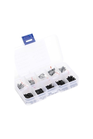 Maoyaya 1000 Adet Karışık Pa Phillips Başlı Mikro Vida Seti, Kendinden Kılavuzlu, Ahşap/elektronik İçin, Saklama Kutusu Diğer