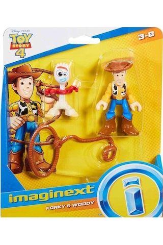 Imaginext Toy Story 4 Ikili Figür Seti 8 Cm - Forky Ve Woody