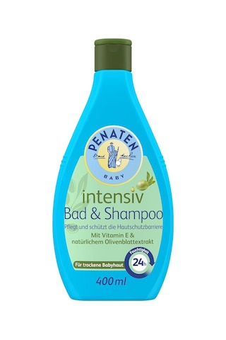 Penaten Intensiv Bebek Banyo Köpüğü Ve Şampuanı 400 Ml, E Vitaminli, Zeytin Yaprağı Özlü, Kuru Cilt