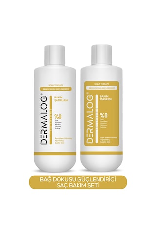 Dermalog Bağ Dokusu Bakım Şampuanı 500 ML + Saç Bakım Maskesi 500 ML