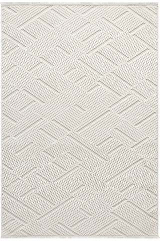 Fizy Beyaz Halı Loop Sisal Halı Modern Dokuma Oturma Odası Salon Halısı 13791a Beyaz