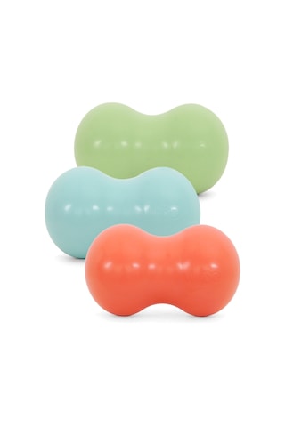 Vücut Egzersiz Mavi Renk Tekli Ve Fıstık Masaj Topu Seti Mavi