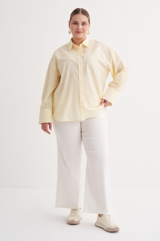 Basic Pamuk Gömlek-6217 Sarı