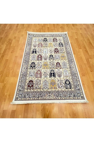 Otantik Karma Desenli 120 X 180 Dijital Baskı Halı Çok Renkli