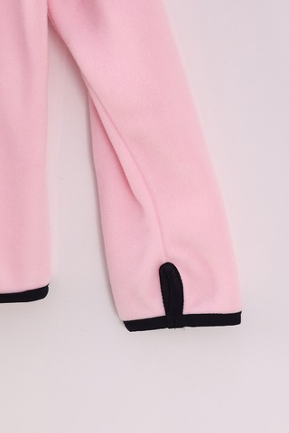 Monox Çocuk Unisex Parmak Geçmeli Polar Ceket Pembe