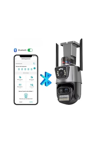 3 Lens Wi-fi Güvenlik Kamerası