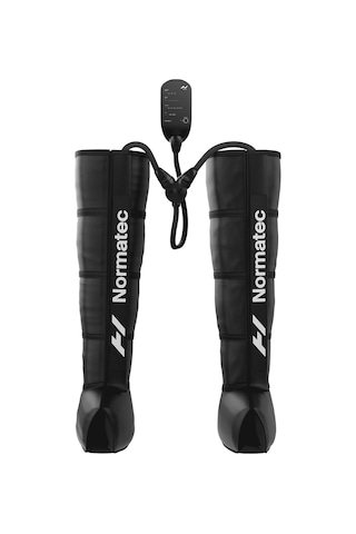 Hyperice Normatec 3 Patentli Dinamik Kompresyon Masaj Teknolojisine Sahip Kurtarma Sistemi Normatec 3 Standart Boyutta Bacaklar Siyah