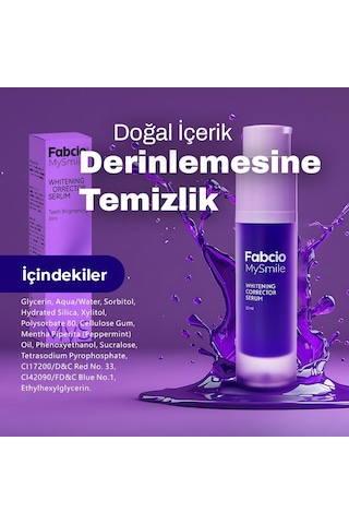 Fabcio Mysmile Florürsüz Diş Beyazlatma Serum/jeli