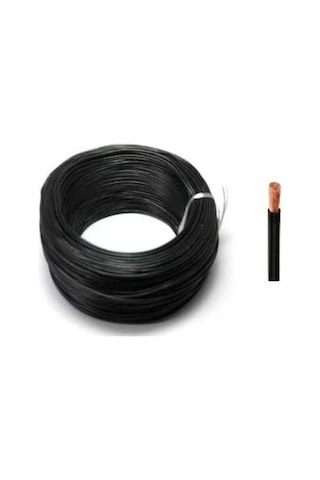 Seval H50v-k 1.5-sh ,siyah 1.5mm² 1-damar/çok Telli 1-mt Nyaf Kablo