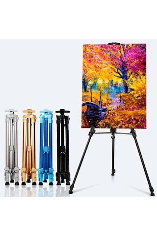 Yüksek Kaliteli Ayarlanabilir Tripod Boyama Şövale Standı