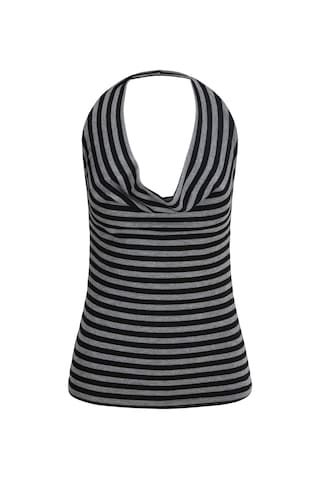 Jack & Jones Kadin Halter Yaka Üst - Paula - 12305285 Siyah