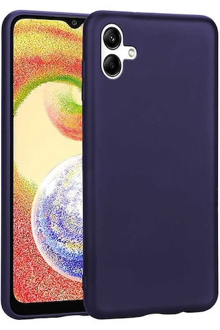 Zore Galaxy Uyumlu A04 Kılıf Premier Silikon Kapak - Lacivert Lacivert