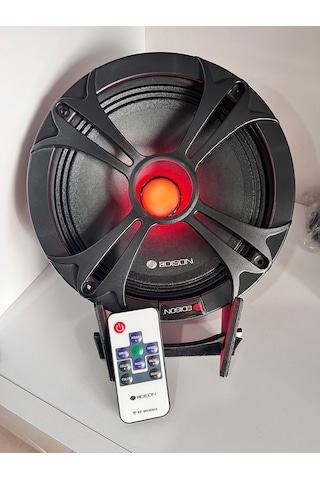 Edison 20 Cm Midrange 600 Wat Hoparlör 120 Rms 7 Renk Işıklı Rgb