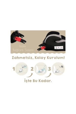 Lorelli Sirius Isofix 15-36 Kg Isofixli Oto Koltuğu Yükseltici 001